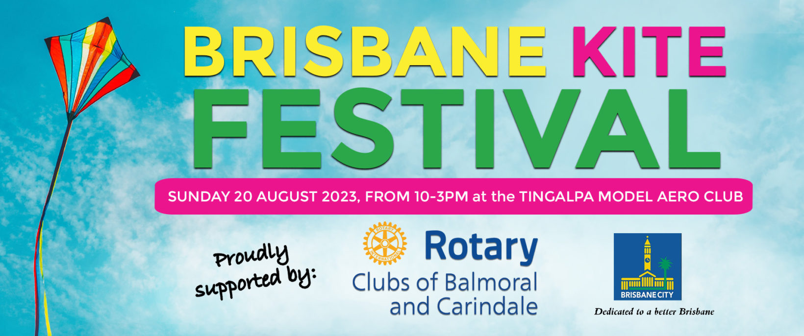 Brisbane Kite Festival Join us on the 20th of August 2023